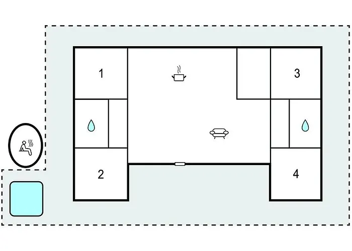 Nyaraló 4 Bedroom In Skjern